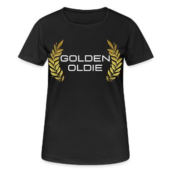 Pension Gift - Retiree Birthday - Women's Breathable T-Shirt - black - Front - AI Model Female 172 light (172cm)