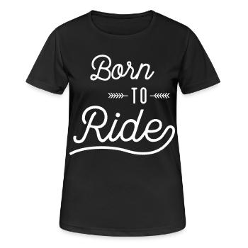 Cavaliers - T-shirt respirant Femme - noir - Devant - AI Model Female 172 light (172cm)