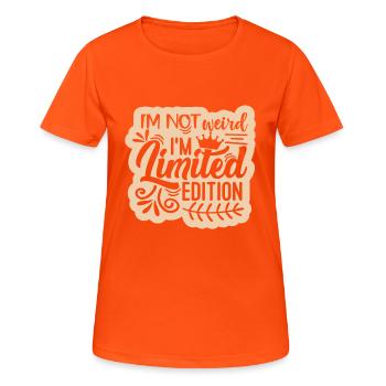 Funny Sarcastic Quote, funny, quotes, sarcastic, s - Women's Breathable T-Shirt - neon orange - Front - AI Model Female 172 dark (172cm)