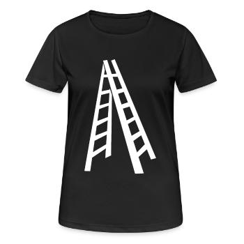 Ladder - Women's Breathable T-Shirt - black - Front - AI Model Female 172 light (172cm)