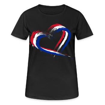 Kuba - Frauen T-Shirt atmungsaktiv - Schwarz - Vorne - AI Model Female 172 light (172cm)