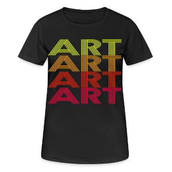 Gentil - T-shirt respirant Femme - noir - Devant - AI Model Female 172 light (172cm)