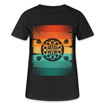Dard - T-shirt respirant Femme - noir - Devant - AI Model Female 172 light (172cm)