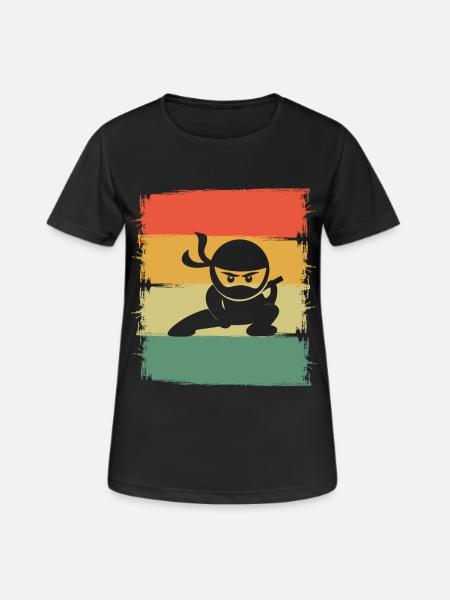 Ninja - Women's Breathable T-Shirt - black
