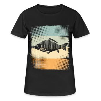 Carp - Women's Breathable T-Shirt - black - Front - AI Model Female 172 light (172cm)