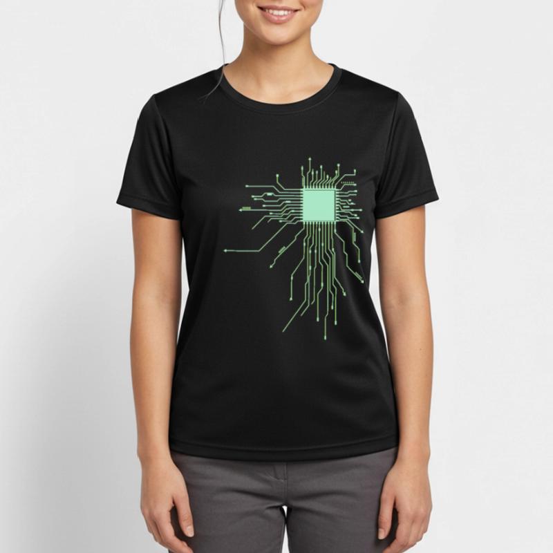 conseil d’administration core cpu ordinateur nerd pc humour geek code T-shirt respirant Femme