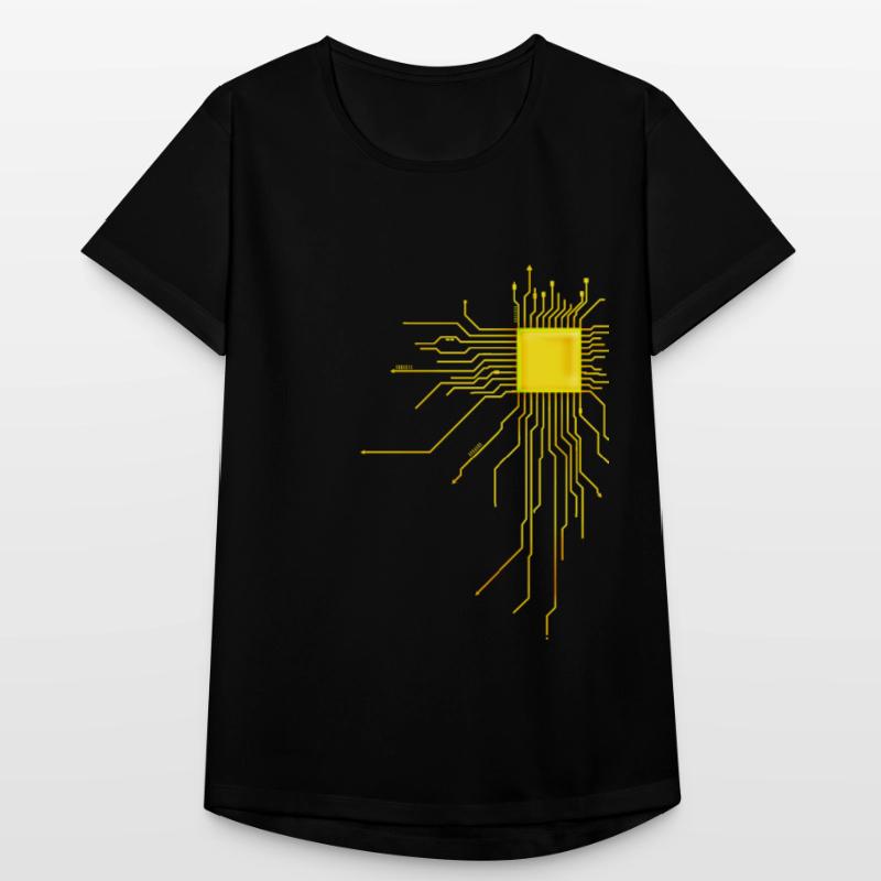 platine Core cpu Computer Nerd Programmeur admin T-shirt respirant Femme