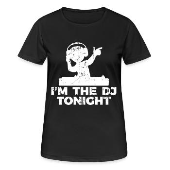 Disc Jockey Joke - Women's Breathable T-Shirt - black - Front - AI Model Female 172 light (172cm)