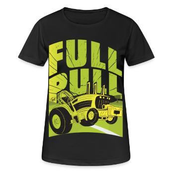 Tractor Pulling - Women's Breathable T-Shirt - black - Front - AI Model Female 172 light (172cm)