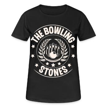 Bowling - T-shirt respirant Femme - noir - Devant - AI Model Female 172 light (172cm)