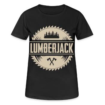Lumberjack - Women's Breathable T-Shirt - black - Front - AI Model Female 172 light (172cm)