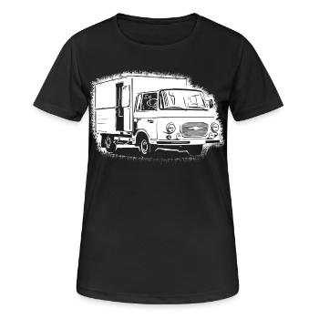 Le panel de Barka van GDR - T-shirt respirant Femme - noir - Devant - AI Model Female 172 light (172cm)