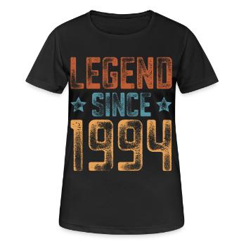 1994 Geboren Geburtsjahr Geburtstag - Frauen T-Shirt atmungsaktiv - Schwarz - Vorne - AI Model Female 172 light (172cm)