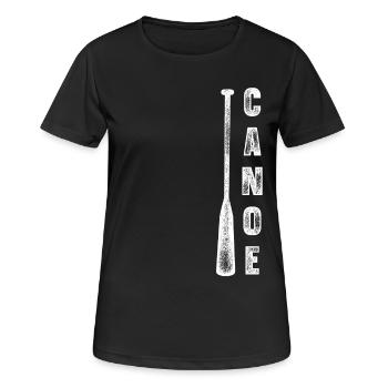 Canoë Canoë Canoë - T-shirt respirant Femme - noir - Devant - AI Model Female 172 light (172cm)