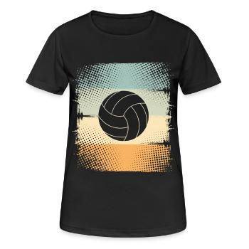Volley-ball - T-shirt respirant Femme - noir - Devant - AI Model Female 172 light (172cm)