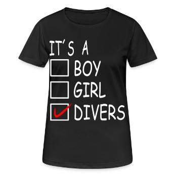 Diverse Transgender - Women's Breathable T-Shirt - black - Front - AI Model Female 172 light (172cm)