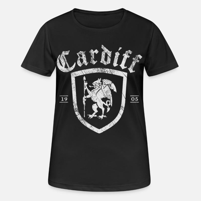 Cardiff - Women's Breathable T-Shirt - black