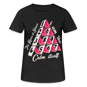 Das Kartenhaus der Stille - Frauen T-Shirt atmungsaktiv - Schwarz - Vorne - AI Model Female 172 light (172cm)