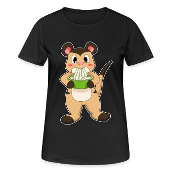 Cuisinier de suricates Cuisinière Cuisinière Cuisinière Cuisinette - T-shirt respirant Femme - noir - Devant - AI Model Female 172 light (172cm)