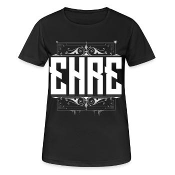 Ehre - Für alle Ehrenbrüder - Frauen T-Shirt atmungsaktiv - Schwarz - Vorne - AI Model Female 172 light (172cm)
