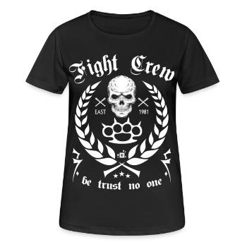 Équipe de combat - T-shirt respirant Femme - noir - Devant - AI Model Female 172 light (172cm)