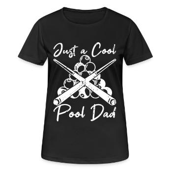 Cool Pool Daddy - T-shirt respirant Femme - noir - Devant - AI Model Female 172 light (172cm)