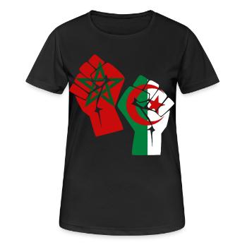 Morocco Algeria Khawa Khawa - Women's Breathable T-Shirt - black - Front - AI Model Female 172 light (172cm)