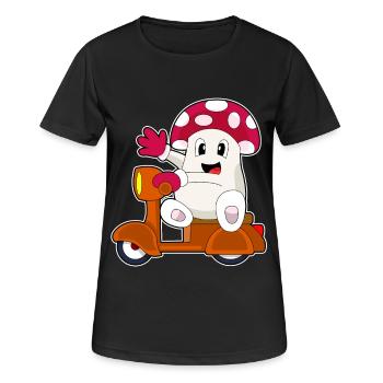 Trottinette Pilz - T-shirt respirant Femme - noir - Devant - AI Model Female 172 light (172cm)