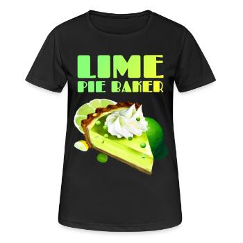 Lime Cake Baker - Key Lime Pie Baker - Women's Breathable T-Shirt - black - Front - AI Model Female 172 light (172cm)