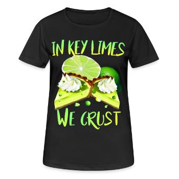Amateurs de gâteaux au citron vert et boulangers - T-shirt respirant Femme - noir - Devant - AI Model Female 172 light (172cm)