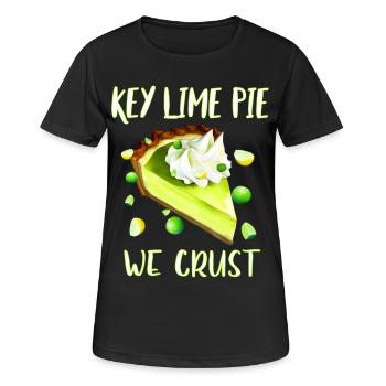 Tarte au citron vert clé - T-shirt respirant Femme - noir - Devant - AI Model Female 172 light (172cm)
