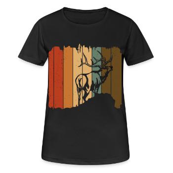 Élan - T-shirt respirant Femme - noir - Devant - AI Model Female 172 light (172cm)
