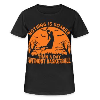 Citation d’un joueur de basket-ball - T-shirt respirant Femme - noir - Devant - AI Model Female 172 light (172cm)