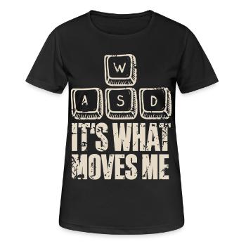 Pc Gaming Gamer - Women's Breathable T-Shirt - black - Front - AI Model Female 172 light (172cm)