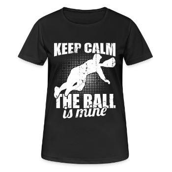 Baseball Catcher - Frauen T-Shirt atmungsaktiv - Schwarz - Vorne - AI Model Female 172 light (172cm)