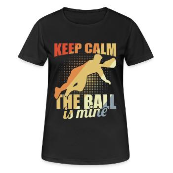 Catcher Spruch - Frauen T-Shirt atmungsaktiv - Schwarz - Vorne - AI Model Female 172 light (172cm)