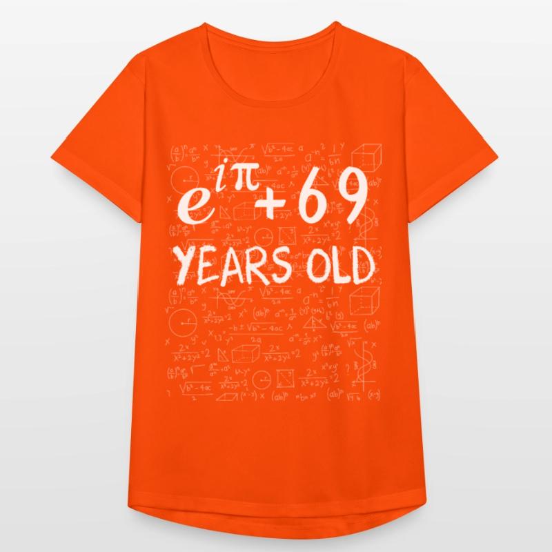 68th Birthday 68 Years Euler Identity Math Gift Women's Breathable T-Shirt