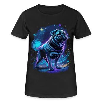 Carlin Magie de Minuit - T-shirt respirant Femme - noir - Devant - AI Model Female 172 light (172cm)