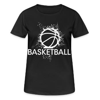 Basketball Symbol Blast Symbol Sports Club - Women's Breathable T-Shirt - black - Front - AI Model Female 172 light (172cm)