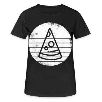 Pizza - T-shirt respirant Femme - noir - Devant - AI Model Female 172 light (172cm)