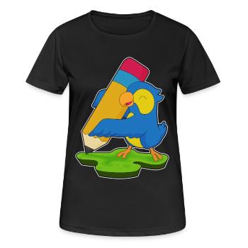 Parrot Pupil Pencil School - Women's Breathable T-Shirt - black - Front - AI Model Female 172 light (172cm)