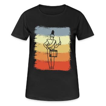 fanfare - T-shirt respirant Femme - noir - Devant - AI Model Female 172 light (172cm)