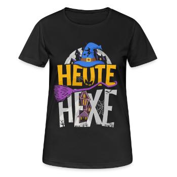 Karneval Kostüm Hexe lustiger Kostümersatz - Frauen T-Shirt atmungsaktiv - Schwarz - Vorne - AI Model Female 172 light (172cm)
