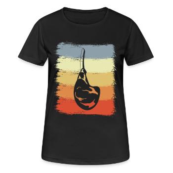 Côtes levées - T-shirt respirant Femme - noir - Devant - AI Model Female 172 light (172cm)