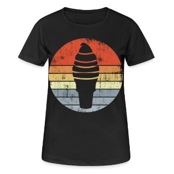 Croissant - Women's Breathable T-Shirt - black - Front - AI Model Female 172 light (172cm)