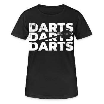dard - T-shirt respirant Femme - noir - Devant - AI Model Female 172 light (172cm)
