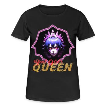 Bad Girl's Queen - Women's Breathable T-Shirt - black - Front - AI Model Female 172 light (172cm)