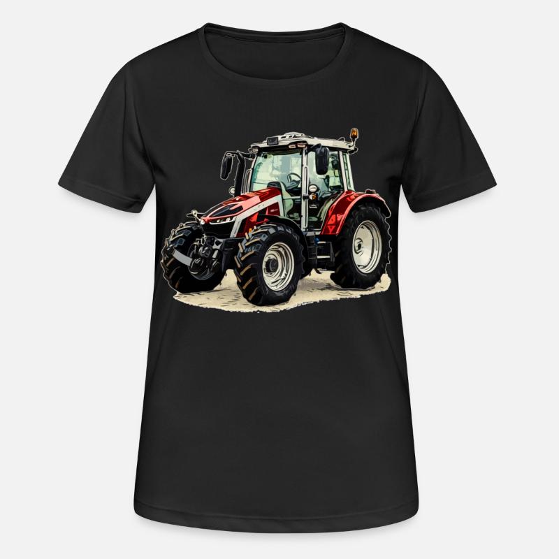 Tractor - Women's Breathable T-Shirt - black
