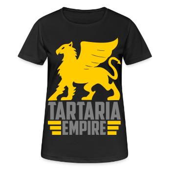 Tartaria Empire | Colors changeable - Women's Breathable T-Shirt - black - Front - AI Model Female 172 light (172cm)