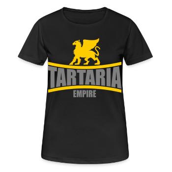 Tartaria Empire | Colors changeable - Women's Breathable T-Shirt - black - Front - AI Model Female 172 light (172cm)